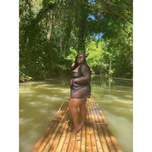 Black sheer cover up